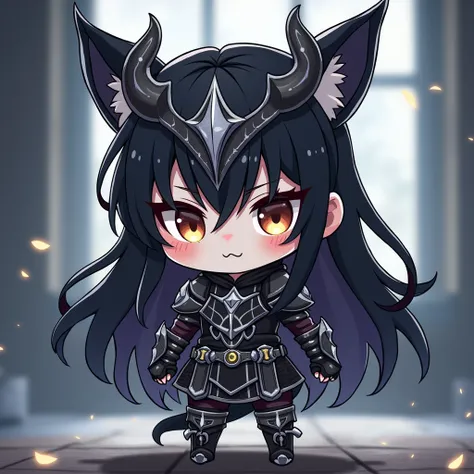 ## **Veronica Elizabeth (Viking Chibi Anime)**

**Appearance**  
- **figure**: Chibi firm and slightly leaning forward, high in proportion.  
- **fur**: Pale with a touch of grey.  

**face**  
- **eyes**: big ones, Dark brown with intense shine.  
- **exp...