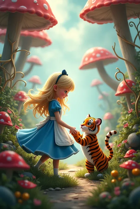 Alice in Wonderland with the Little Tiger Game