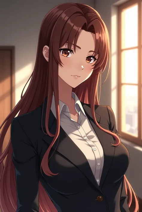 older sister、anime、Long Hair、Beauty、strict、Years on、Brown Hair、Tsundere、OL
