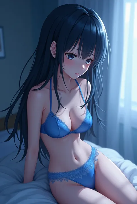 
Silence Suzuka in Blue Underwear