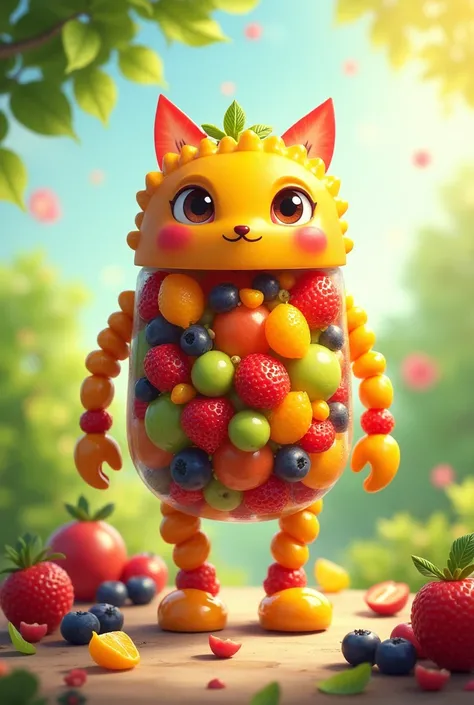 character representing a line of fruit salad