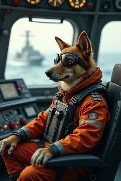 dog pilot And I am sitting in a warship 