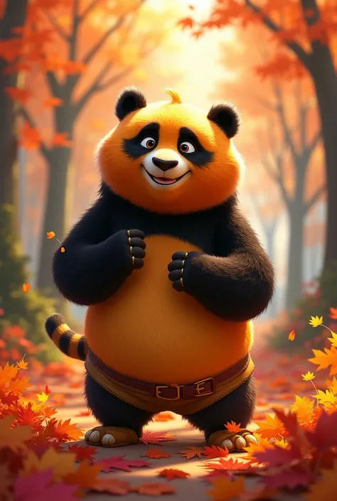 draw autumn avatar with po from kung fu panda