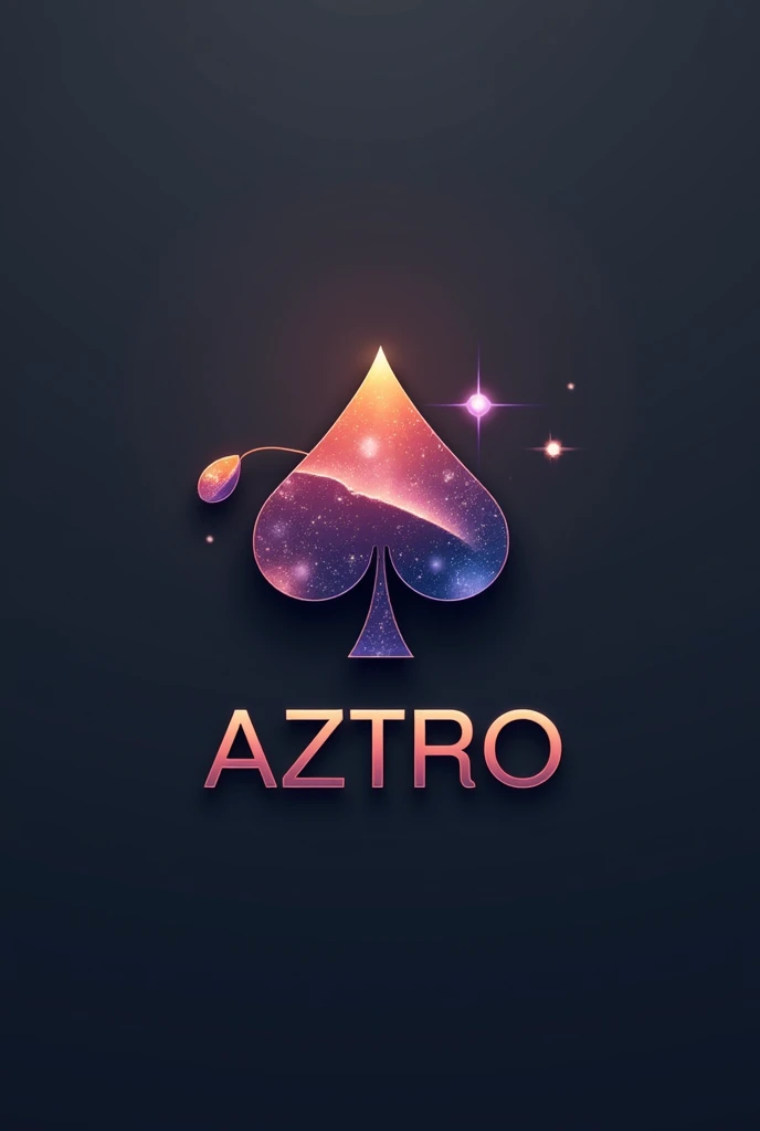 Logo for a casino called Aztro that fuses the space and poker and game themes with a maximum of three colors, Minimalist Incorporate the silhouette of a letter (like the ace) that overlaps the spatial element, perhaps with a gloss effect.
A design that com...