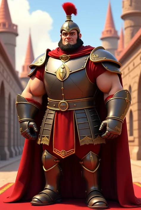 CREATE ME A TALL AND STRONG KING&#39;S GUARD IN PIXAR STYLE