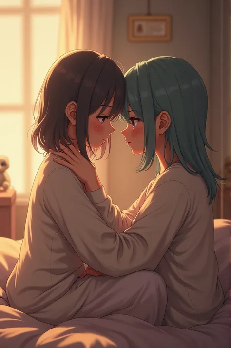 Hatsune Miku&#39;s girlfriend is a shy girl 
