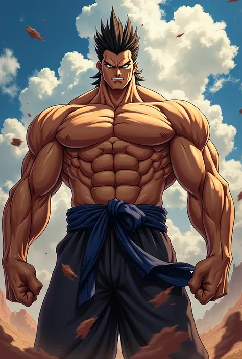 A very strong anime man 