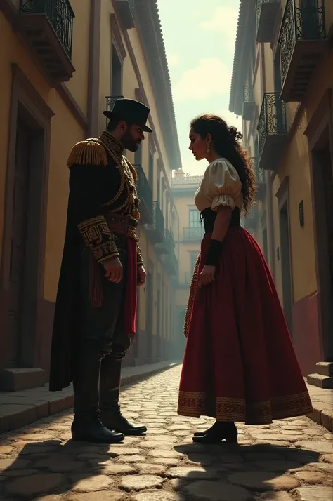 Spanish royalist arresting micaela bastidas
