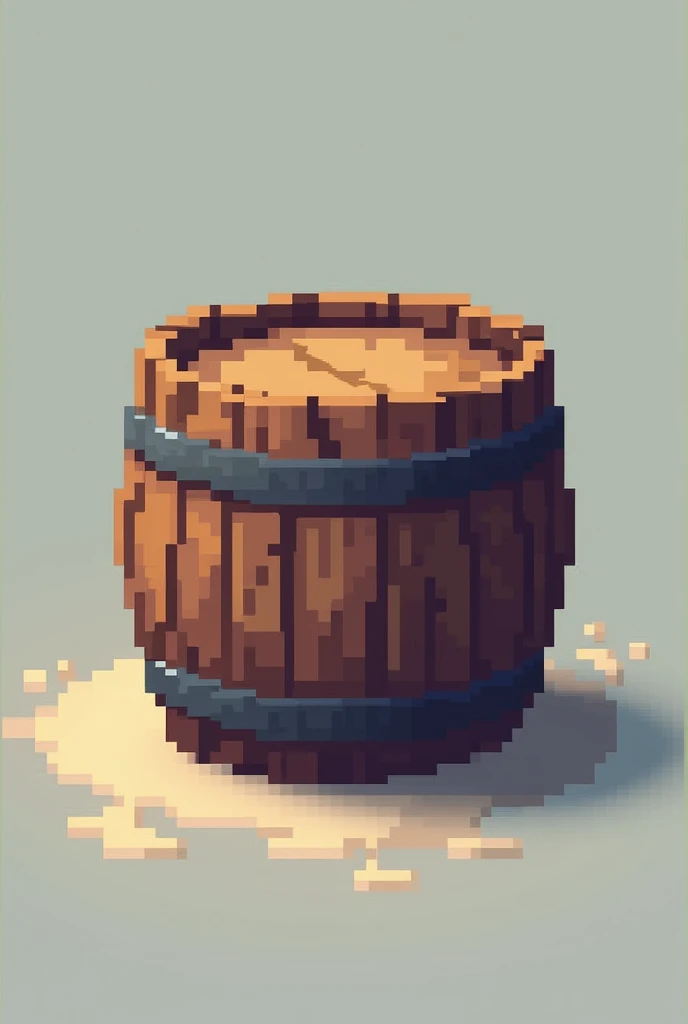 Small barrel all pixelated, smaller the barrel