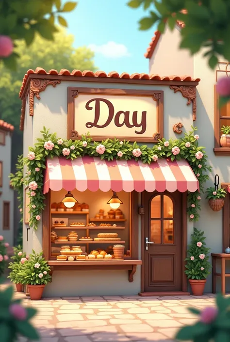 make a bakery profile banner with name "Day"