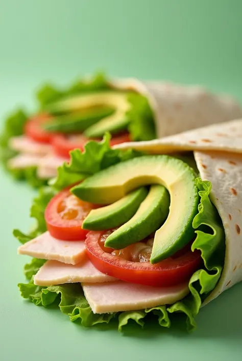 	Turkey and avocado wrap:
	• Ingredients: Tortilla integral, turkey slices, sliced avocado, lettuce, and a touch of low-fat cheese.
	• eye-catching for children. 