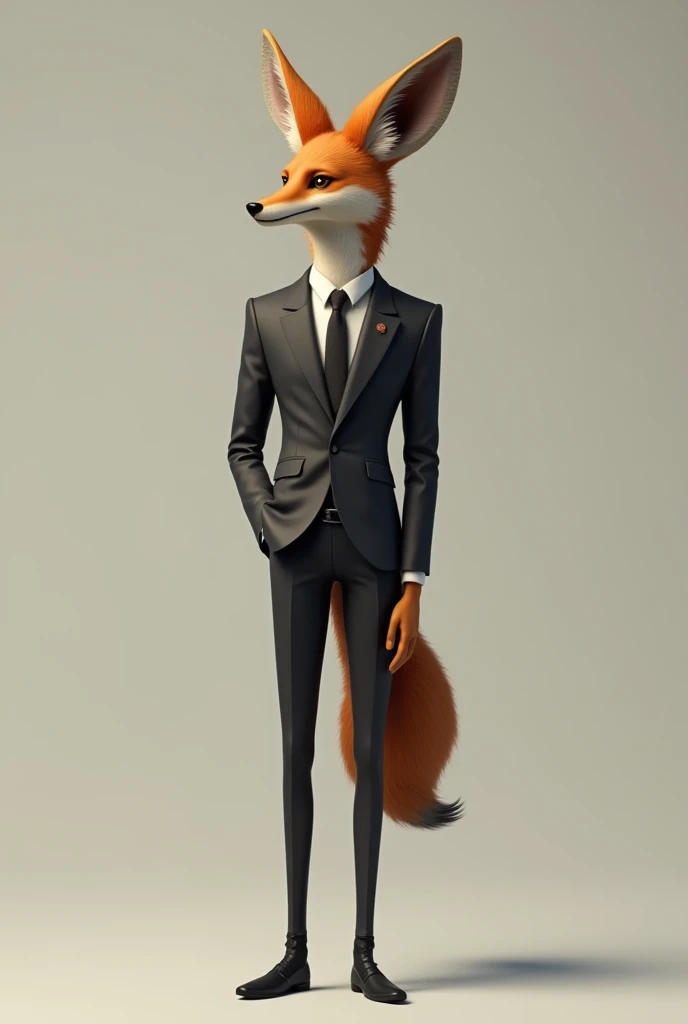 I want a maned wolf in a simple suit