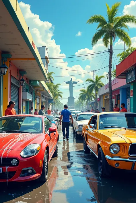 Popular Brazilian car wash 