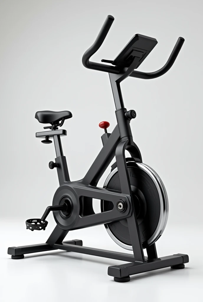 A template for a model of an exercise bike 