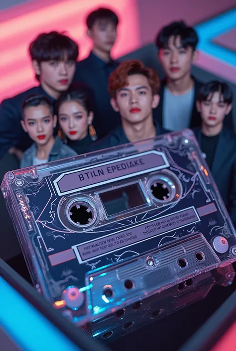  cassette tape of kpop group EXO