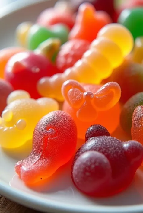 Gummies of various flavors