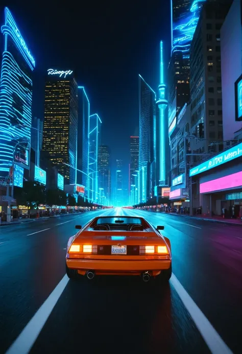 3: 1980s - modernization and speed
"create a high-quality image of a 1980s sports car, featuring sharp angles and a low, aerodyn...