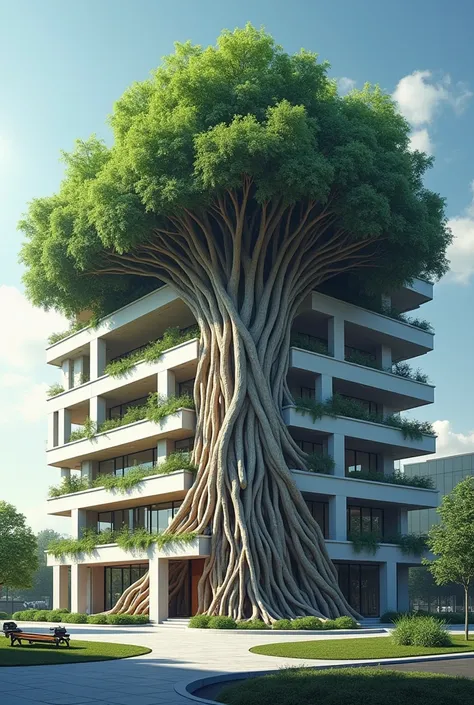 It&#39;s a high school building,The internal concept is the roots of a tree.
The roots need to be expressed well in terms of design, so a novel design should be created that focuses on the roots, not the tree. The inside of the roots. I want to create the ...