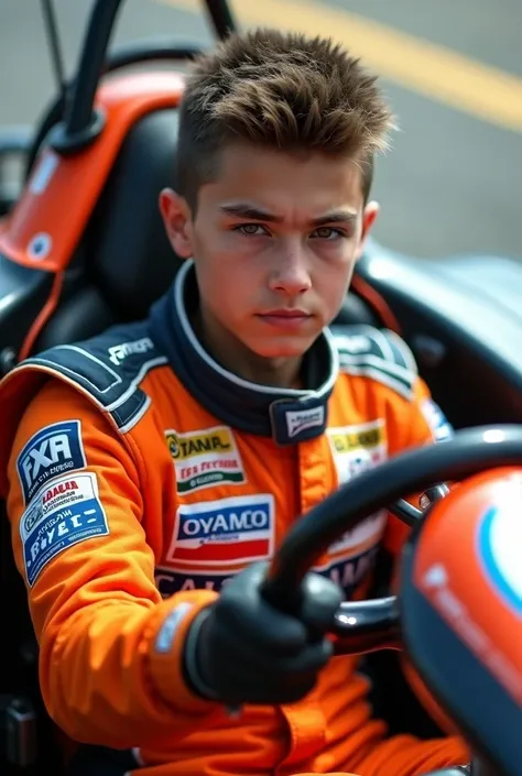 Make a young 20-year-old karting driver