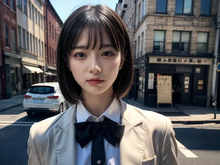 (masterpiece:1.3), (8k, Realistic, RAW Photos, Highest quality: 1.4), (One person), Beautiful Face, (Realistic Face), (Black Hair, short hair:1.3), Beautiful hairstyle, Realistic eyes, Beautiful attention to detail, (Realistic Skin), Beautiful Skin, black ...