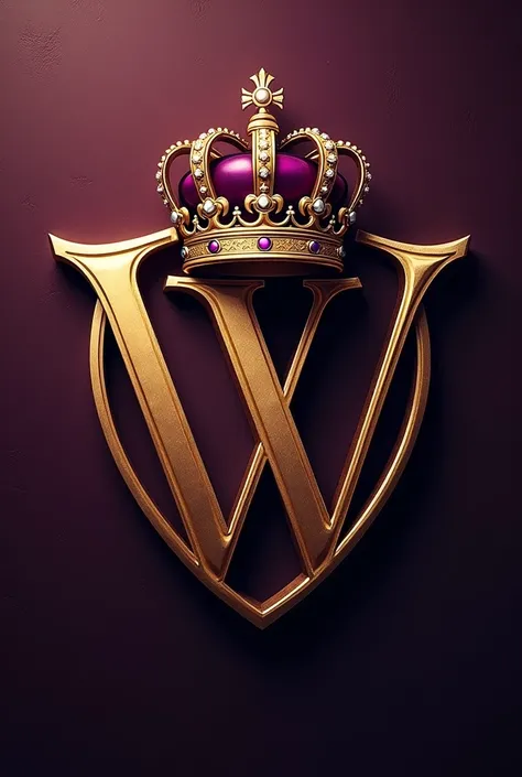 W logo，crown