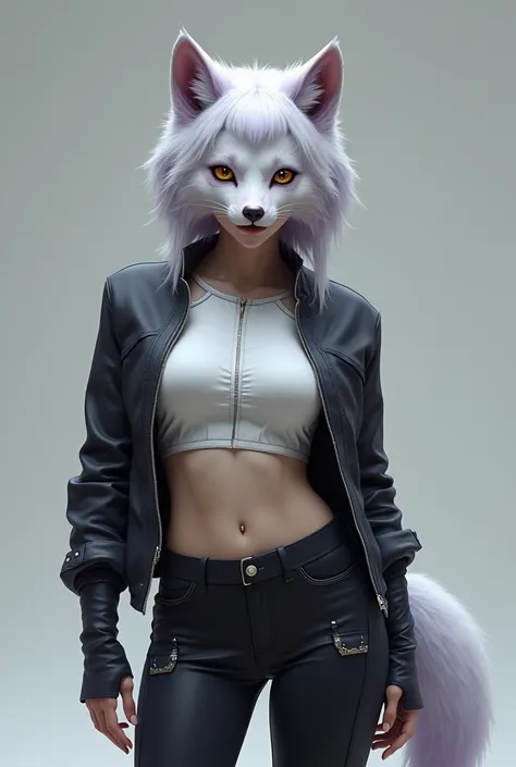 _Name:_ Secret

_AGE:_ 2 man
_Species:_ Hybrid of human and gray wolf

_Physical appearance:_

- Hair: White with subtle purple highlights, shoulder length - Eyes: Bright Amber, with a slightly feline shape - Skin: Tanned, with a warm and healthy tone - Fa...