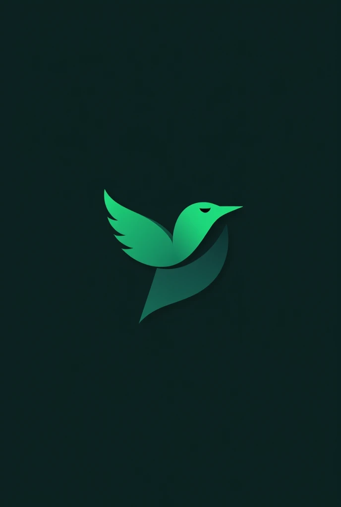 A  logo for a newspaper headline, use two colors only emerald green and black and use all these  symbols a unique yet obvious pen, book, and a messenger bird