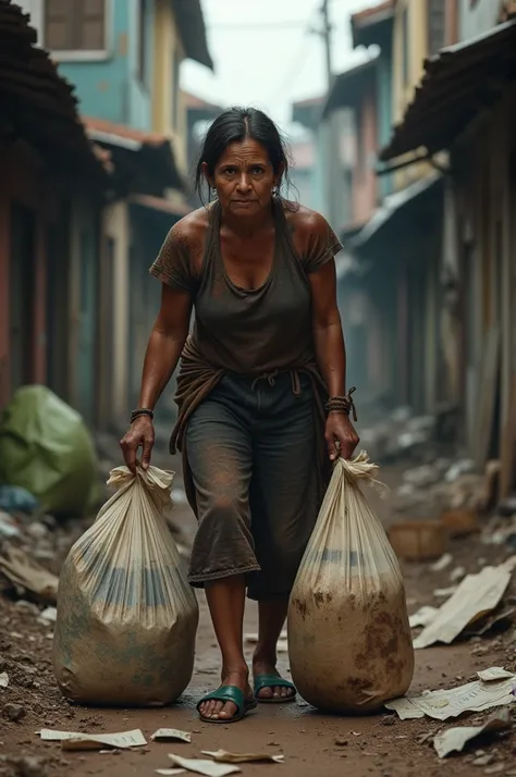 She worked as a paper collector and depended on what she could sell to buy food.. Hunger is a constant presence in the book, representing the extreme poverty faced by families in the favela.