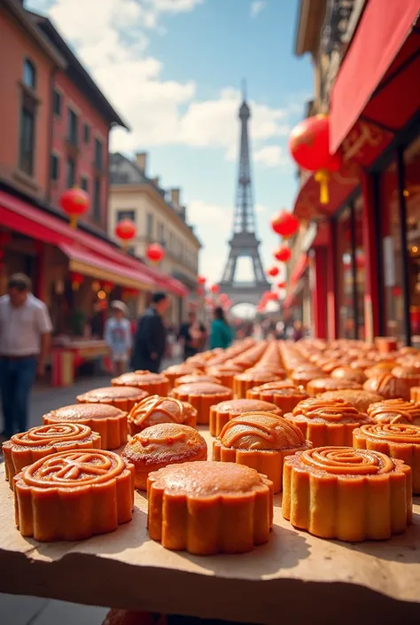 Monday (china): Tasting traditional Chinese sweets such as tanghulu and mooncakes Tuesday (France): Promotion of macarons and éclairs with exclusive recipes from French chefs