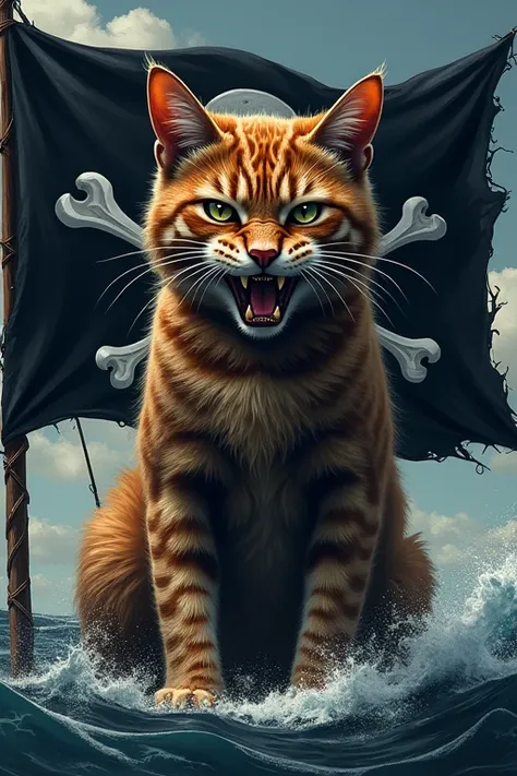 Cat Pirate Flag
