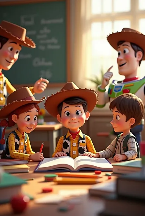 toy story image related to the ninth year of a school