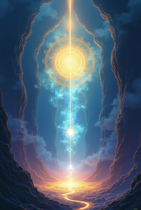 Create an illustration for a spiritual book cover. Main Idea for the Cover:
Visual Elements: The cover should represent portals that symbolize the transition between different states of consciousness. The idea is that these portals suggest the opening of n...