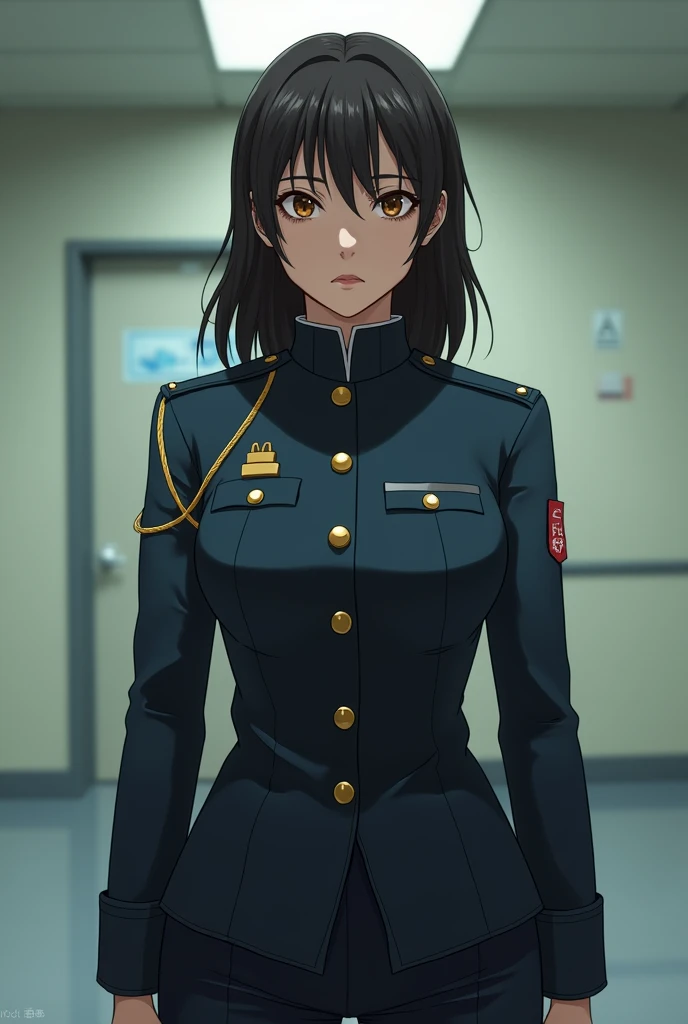 (nsfw)、((girls und panzer/Nishizumi Shiho))、(High Quality)、(uniform)