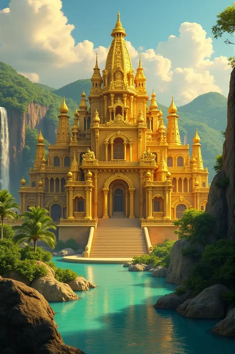 Petit maison en or massive ( the cities of gold )