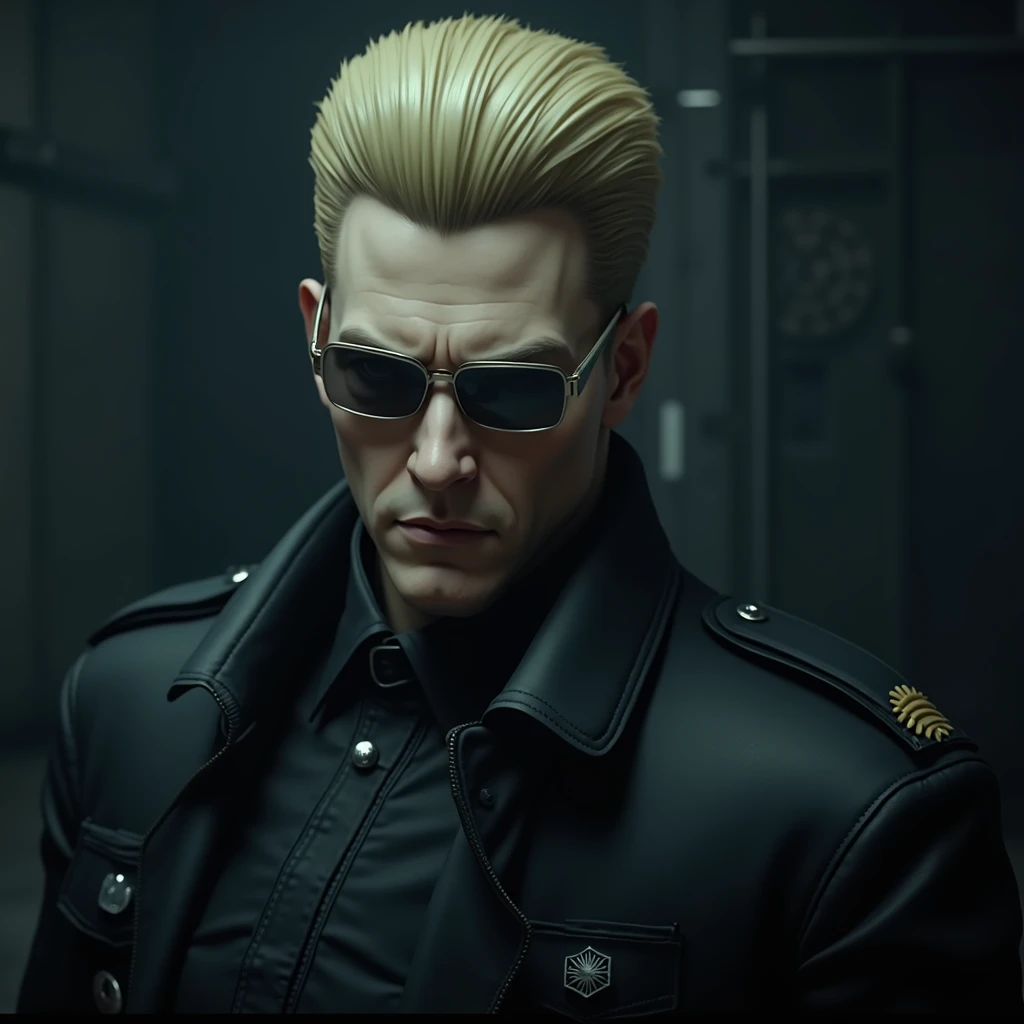 Albert wesker with specs 