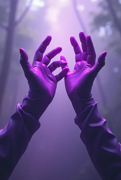 ONLY TWO PURPLE GLOVES OVERLAY