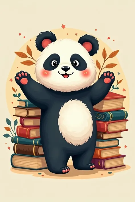 Panda bookstore logo