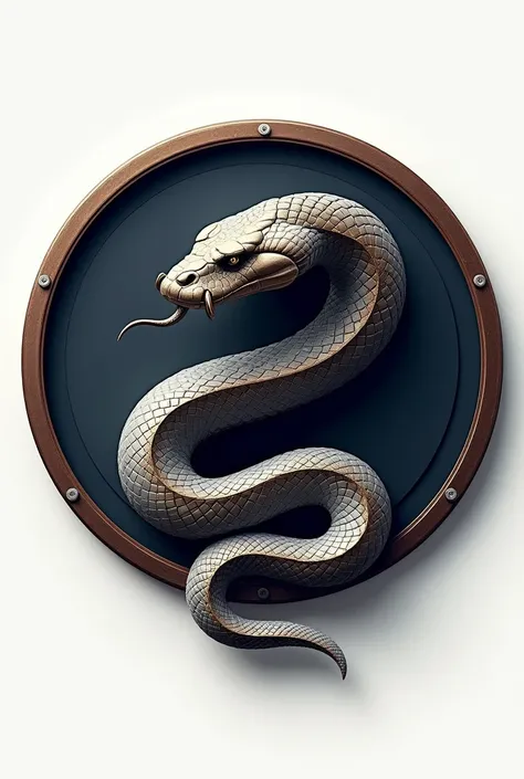 Highlight Snake logo create for circle