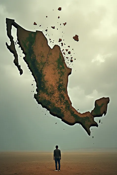 Country of Mexico breaking into parts
