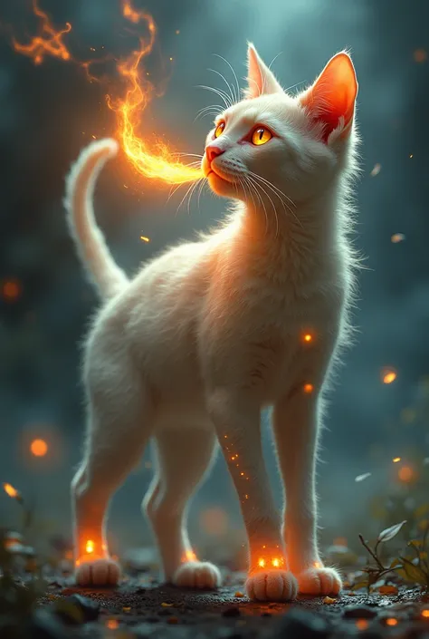 5-legged cat that breathes fire
