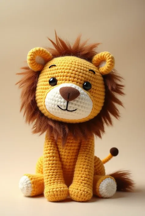 Lion amigurumi cute