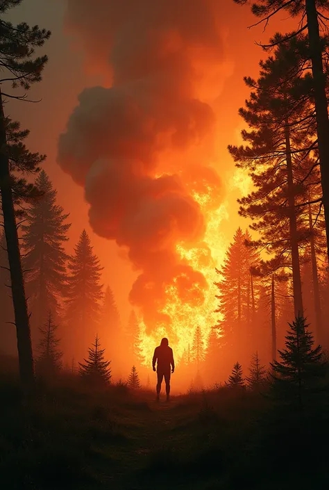 forest on fire