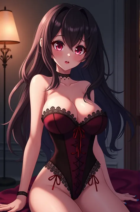 Sexy hentai girl in corset