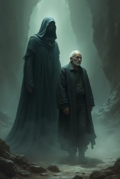 The angel of death takes an elderly man to the world of the dead.