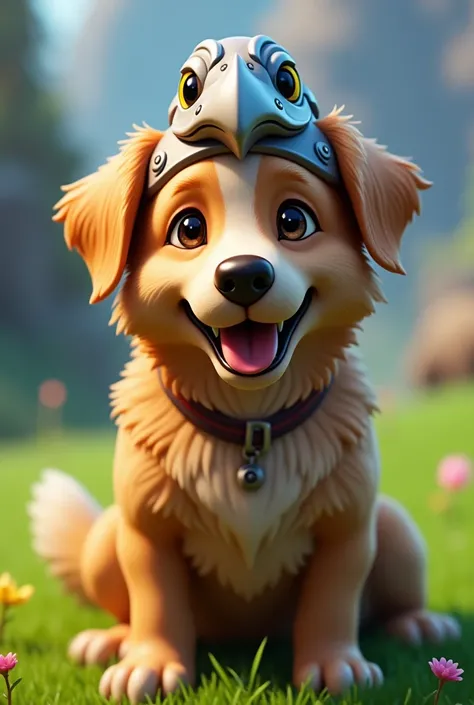 That image with the FORTNITE FNCS beak on the DOG&#39;S BACK
