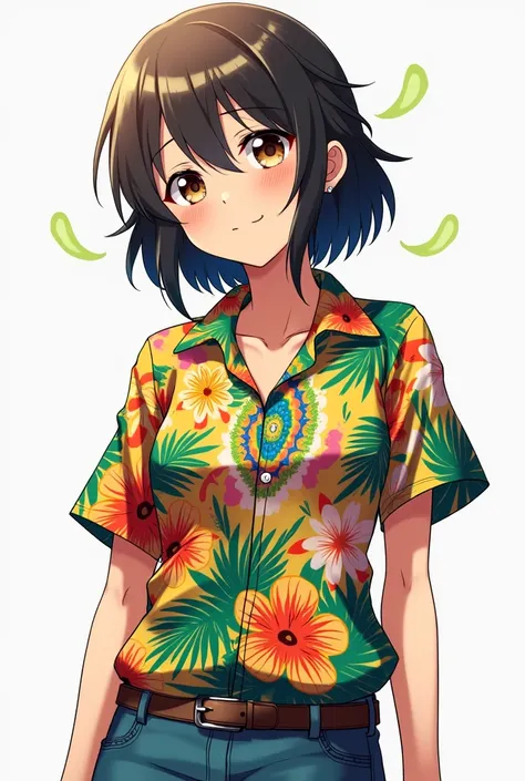 Character Marin Kitagawa wearing a Brazilian shirt