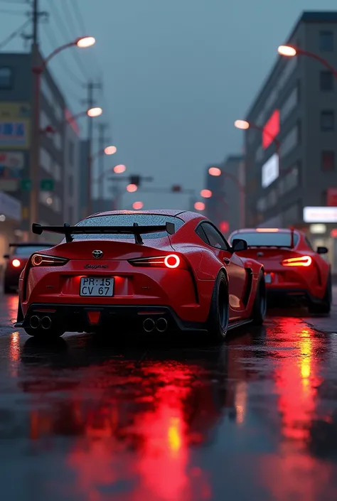 I want three rear-view vehicles, those are the Toyota Supra MK5,nissa skaline r34 and manda rx7 those cars look like the originals in real life and also with tuning