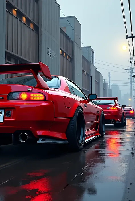 I want three rear-view vehicles, those are the Toyota Supra MK5,nissa skaline r34 and manda rx7 those cars similar to the originals in real life and also with tuning the three cars and the large image