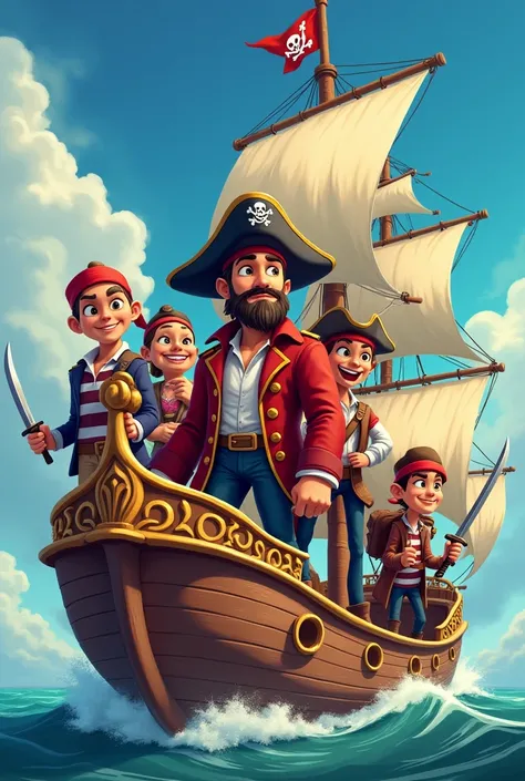 Captain Alexander assembles his quirky crew for a dangerous mission to find Captain Blackbeard&#39;s legendary lost treasure.. (for children under )