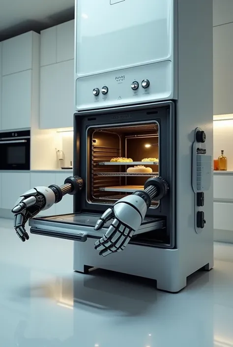 (anime) Oven with robotic hand